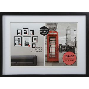 Adventure Frame 16 x 22" with 12 x 18" Opening Black 10 Pack