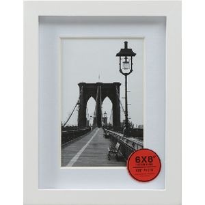 Adventure Frame 6 x 8" with 4 x 6" Opening White 10 Pack
