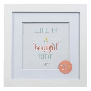 Living Frame 12 x 12" White