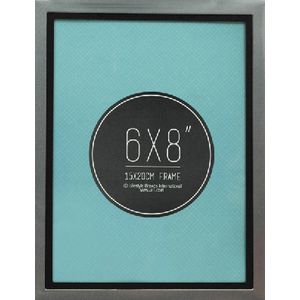 Lifestyle Brands Metropole Frame 6 x 8" Silver Black 10 Pack