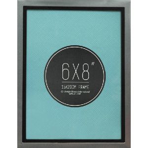 Lifestyle Brands Metropole Frame 6 x 8" Silver Black 5 Pack