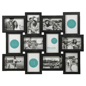 Lifestyle Brands Frame with 12 4x6" Openings 5 Pack Black