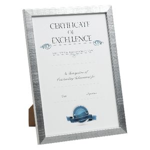 A4 Certificate Frame 5 Pack Silver