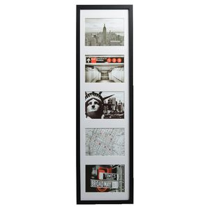 Icon Frame 5 Opening 5 x 7" Black 5 Pack
