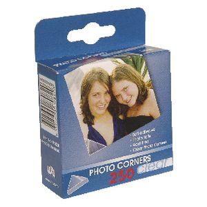 Lifestyle Brands Photo Corners Clear 250 Pack