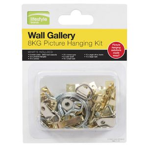 8kg Picture Hanging Kit 66 Pieces