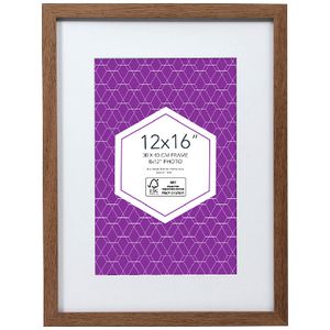Promenade Frame 12 x 16" with 8 x 12" Opening Brown