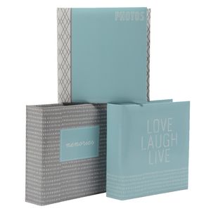Lifestyle Brands Logan 200 Capacity Photo Album Assorted