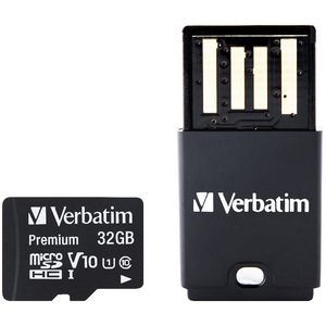 Verbatim Tablet microSD XC/HC Memory Card and Reader 32GB