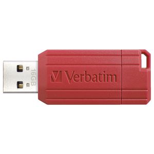 Verbatim 16GB Store'n'Go Pinstripe USB Flash Drive Red