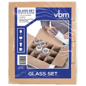 Visy Glass Packing Set 12 Pack