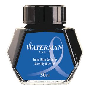 Waterman Bottled Ink 50mL Serenity Blue