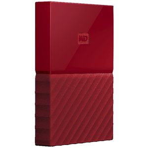 WD 2TB My Passport Portable Hard Drive Red