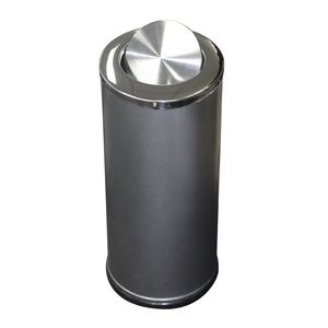 Compass Swing Lid 62L Wastebin Hammertone
