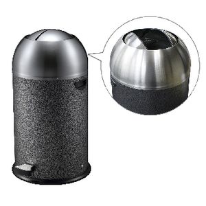 Compass Butterfly Pedal 40L Bin Hammertone Grey