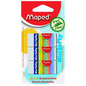 Maped Mini Softy Eraser 3 Pack