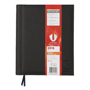 Upward Nobel A4 Day to Page 2016 Diary Black