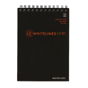 Whitelines A6 Notepad 8mm Ruled 140 Page