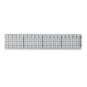 X 20cm Ruler Clear