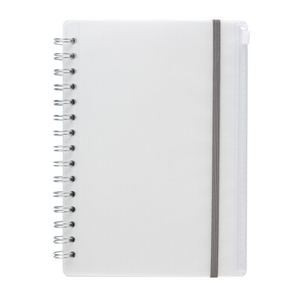 X A5 PP Spiral Notebook With Pouch 180 Page