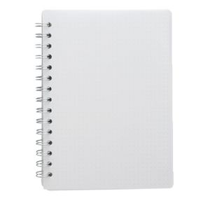 X A5 PP Spiral Notebook 180 Page White