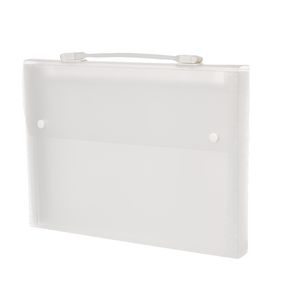 X A4 Expanding File with 6 Pockets Frosted