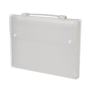 X A4 Expanding File with 13 Pockets Frosted