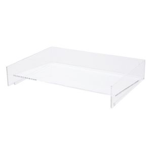 X Document Tray Landscape Acrylic Clear