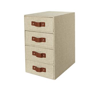 X Storage Drawers 4 High Linen