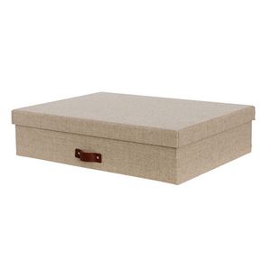 X A3 Slim Storage Box Linen