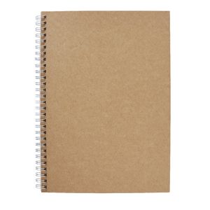 X B5 Spiral Agenda Notebook Kraft 96 Page