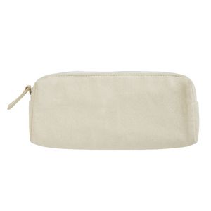 X 100% Cotton Pencil Case Beige