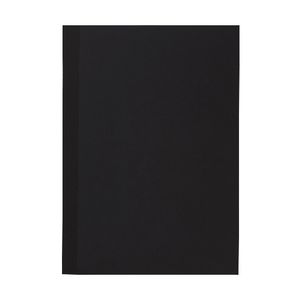 X B5 Pressboard Ruled Notebook 60 Page Black