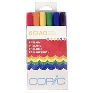Copic Ciao Markers Primary 6 Pack
