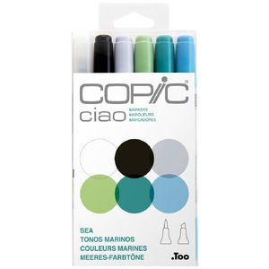 Copic Ciao Markers Sea 6 Pack