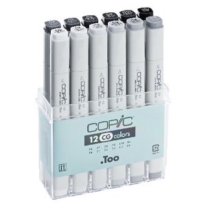 Copic Markers Cool Grey 12 Pack