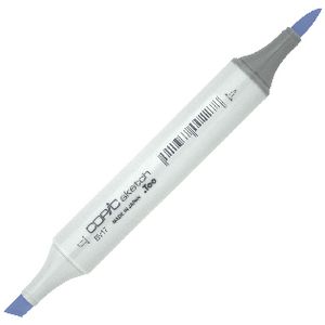 Copic Sketch Marker Deep Red Blue