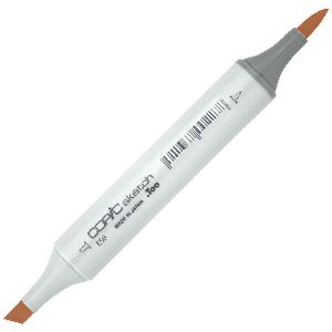 Copic Sketch Marker Baked Clay