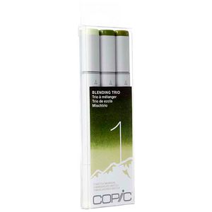 Copic Sketch Marker Blending Trio Green