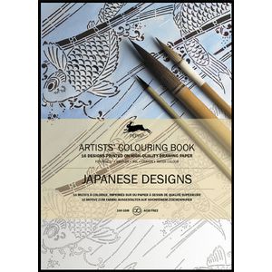 Pepin Artist Colouring Book Japanese Designs