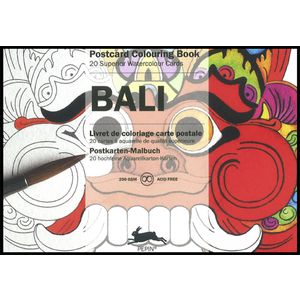 Pepin Postcard Colouring Book Bali