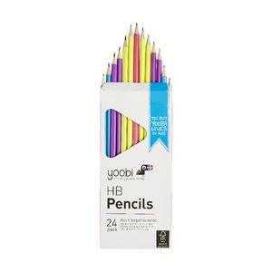 Yoobi Triangular Pencils 24 Pack