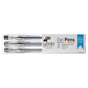 Yoobi Metallic Gel Pens 3 Pack