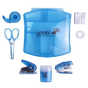 Yoobi Mini Stationery Set Blue