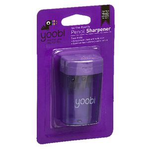 Yoobi 2 Hole Pencil Sharpener Purple