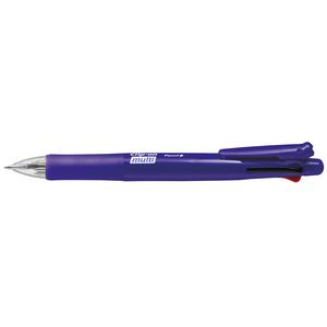 Zebra Clip On Multifunction 4+1 Pen Purple