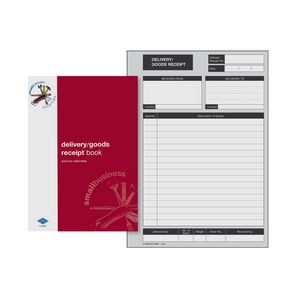 Zions SBE4 A5 Delivery and Goods Receipt Book