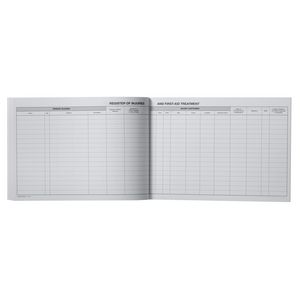 Zions Register of Injuries and First Aid Treatment Book