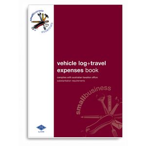 Zions SBE10 Vehicle Log and Expenses Book