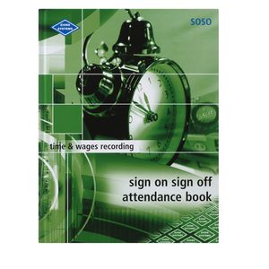 Zions Sign On Sign Off Attendance Book